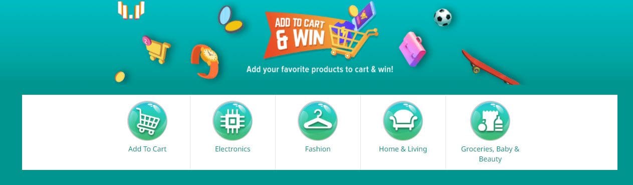 add cart and win