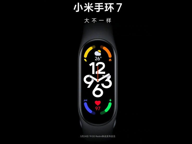 Mi Band 7 design