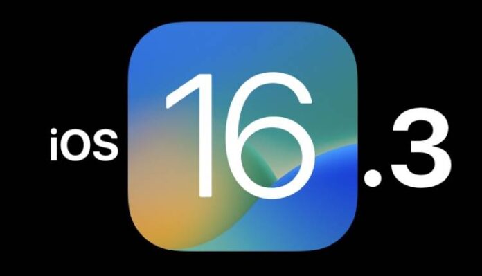 Apple iOS 16.3 release