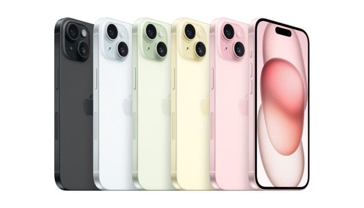 battery capacity of the new iPhone 15 series