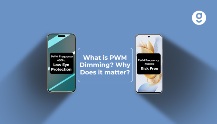 What PWM dimming on a smartphone